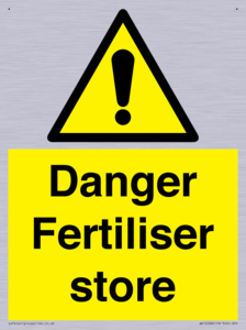 Danger Fertiliser store